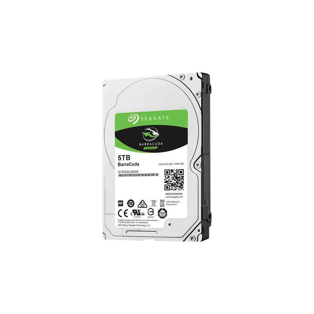 Seagate Seagate Guardian BarraCuda ST5000LM000 - hårddisk - 5 TB - SATA 6Gb/s