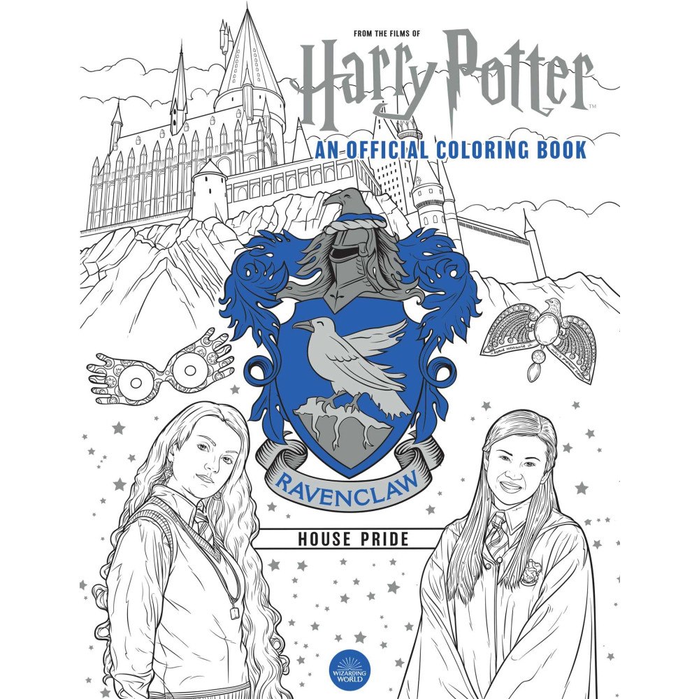 Insight Editions Harry Potter: Ravenclaw House Pride: The Official Coloring Book: (Gifts Books for Harry Potter Fans, Adult Coloring Book...