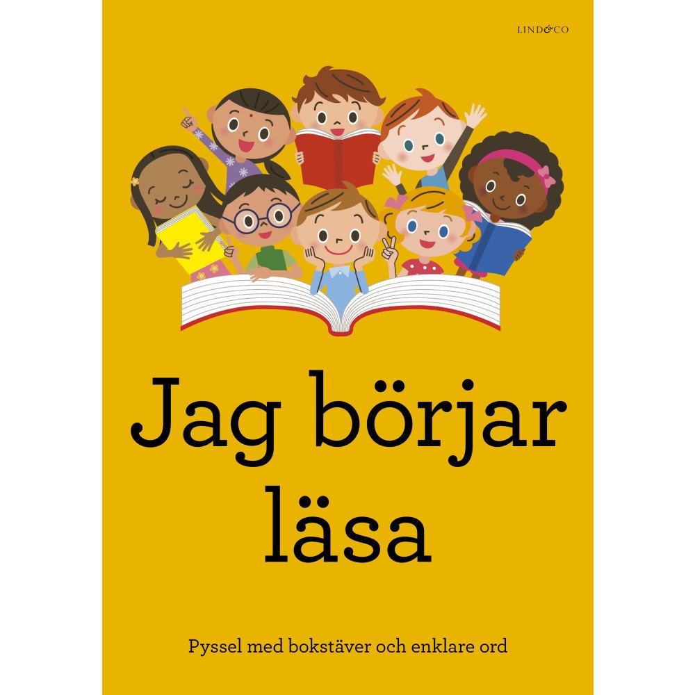 Sten Johnson Jag börjar läsa : pyssel med bokstäver och enklare ord (häftad)