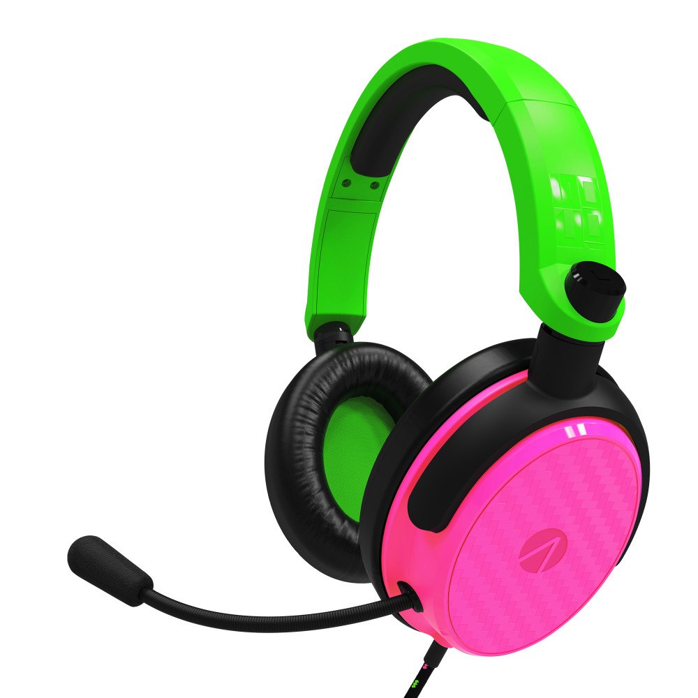 Stealth Stealth C6-100 Gaming Headset for Switch, XBOX, PS4/PS5, PC - Neon Green/Pink