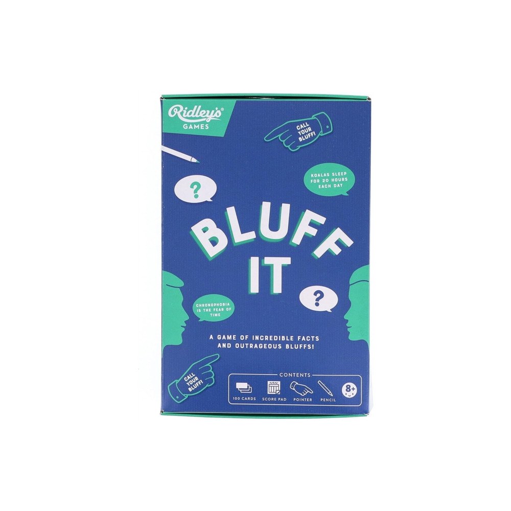 CHRONICLE GIFT/STATIONERY BLUFF IT TRIVIA GAME (häftad, eng)