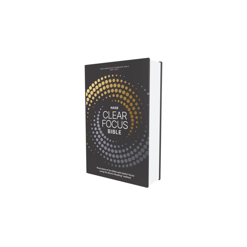 Zondervan NASB, Clear Focus Bible, Hardcover, Charcoal/Gold (inbunden, eng)