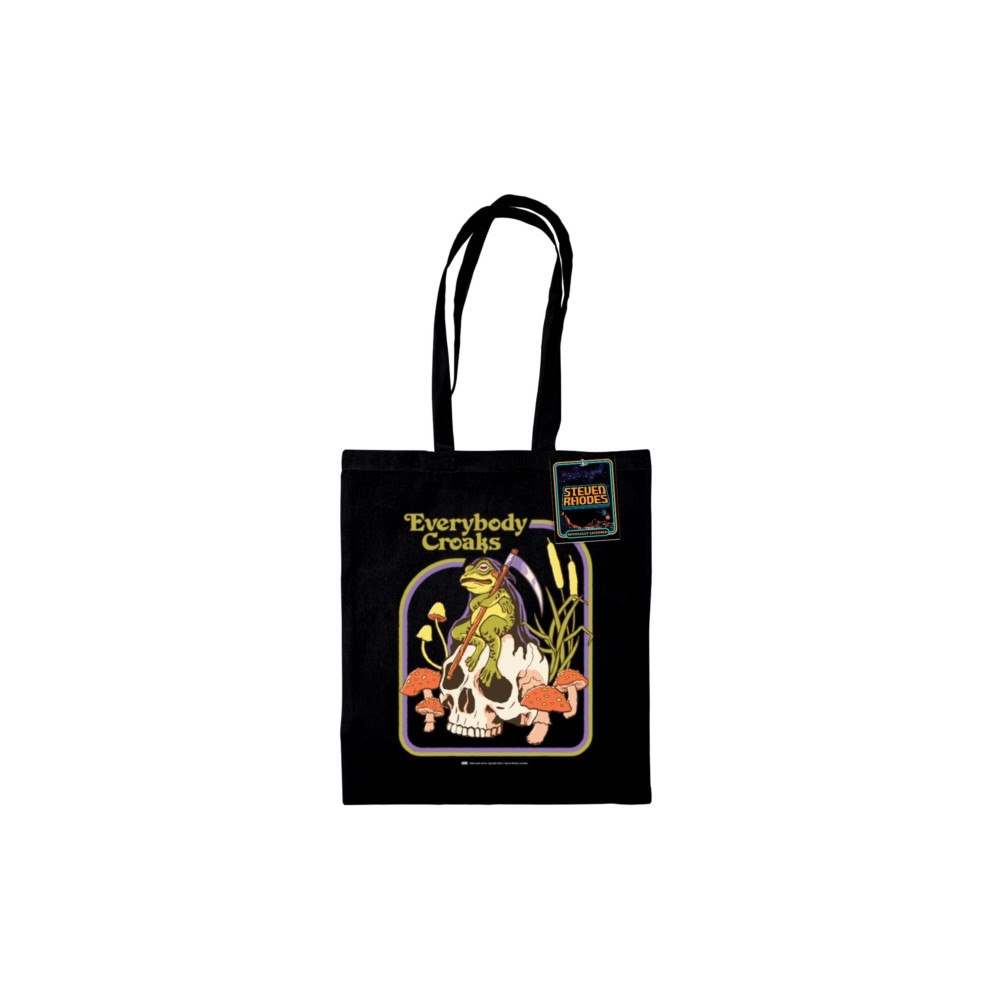 Pyramid International Steven Rhodes (Everybody Croaks) Black Tote Bag