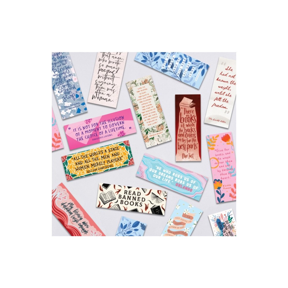 BOOKISHLY Bookishly Bookmarks Random Pack of 50