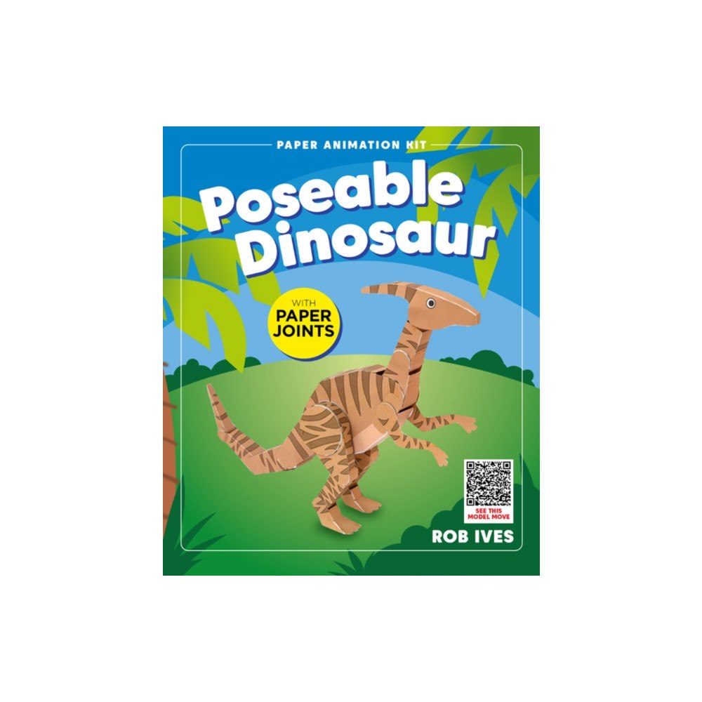 GO ON MAKE ME Poseable Dinosaur -Rob Ives Paper Animation Kit
