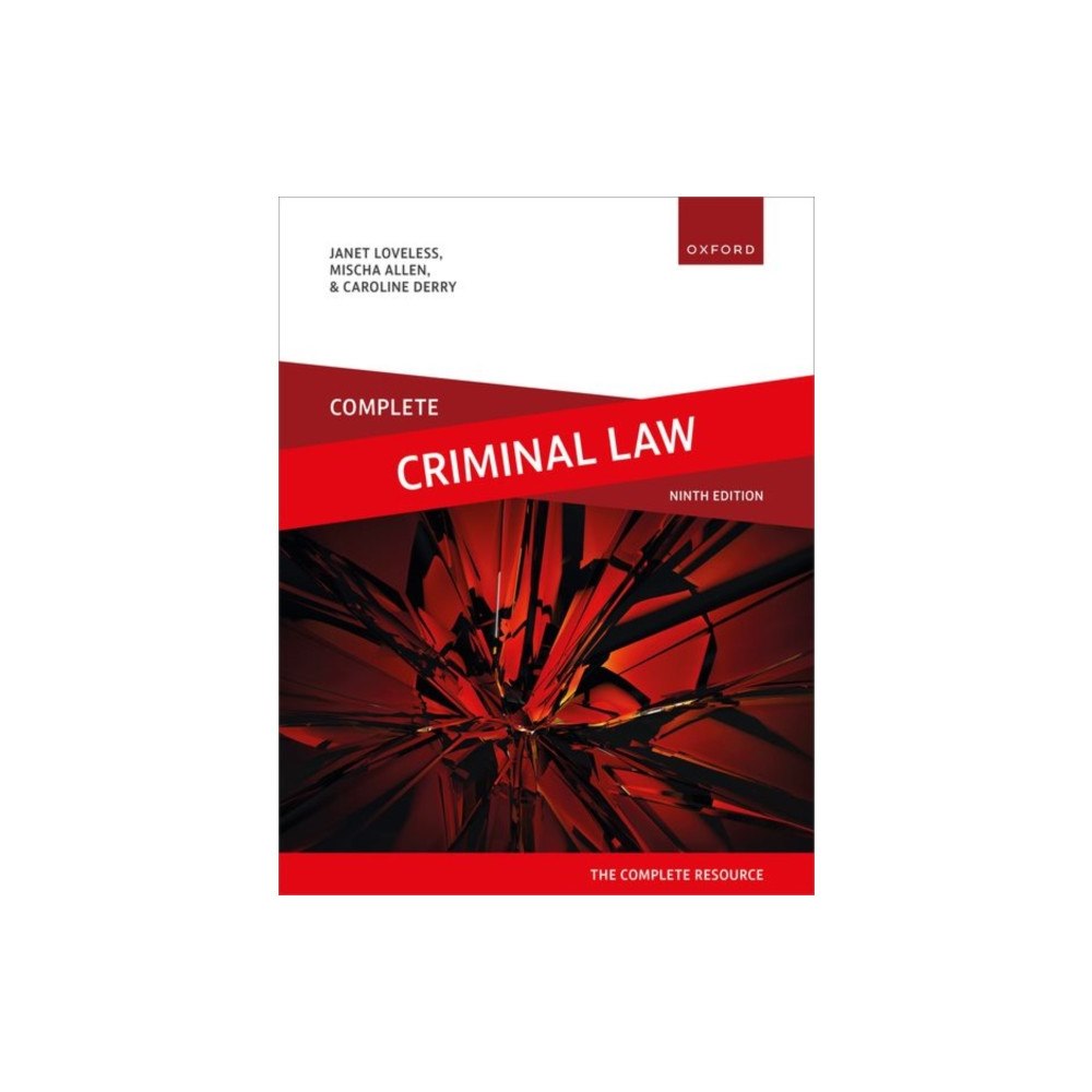Oxford University Press Complete Criminal Law (häftad, eng)
