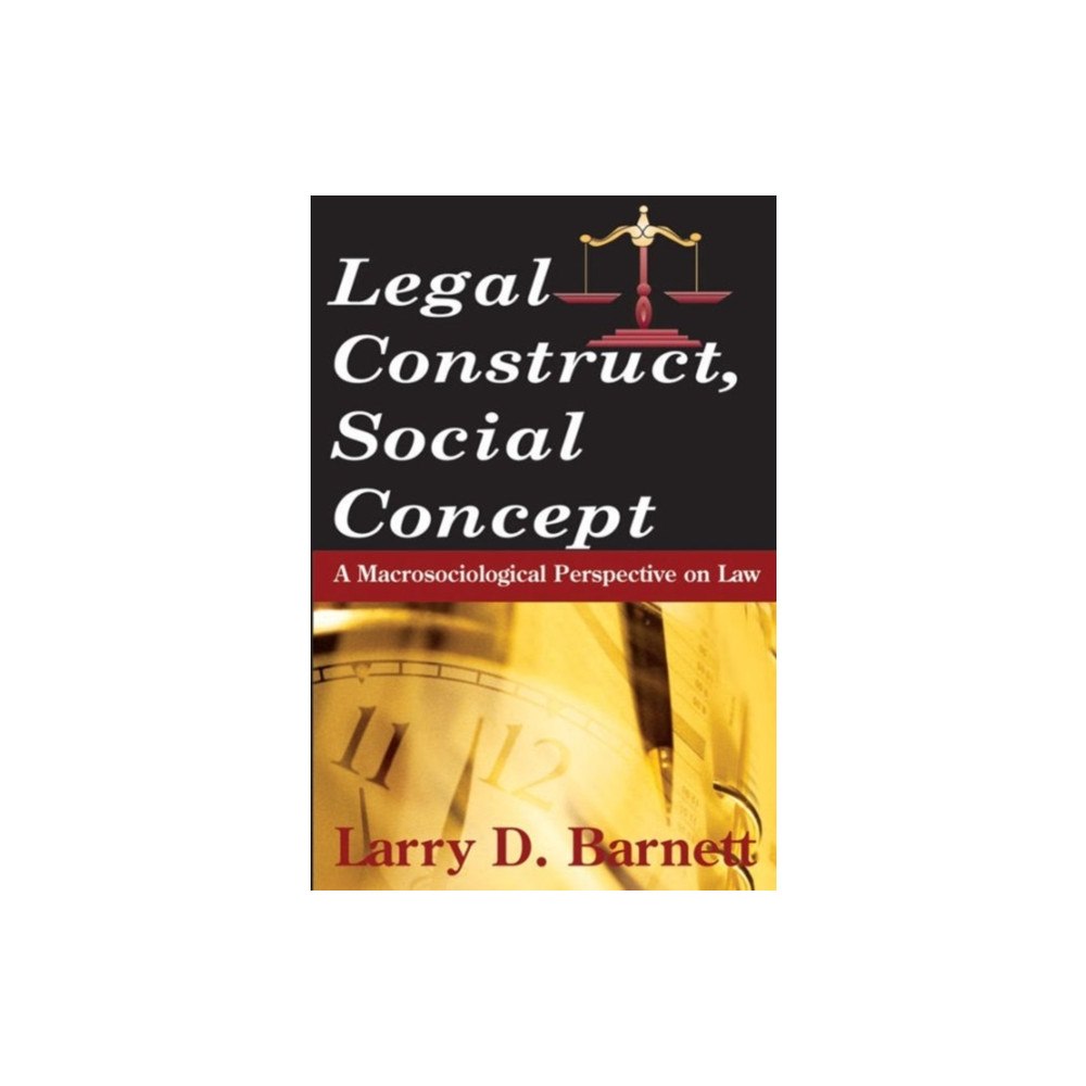 Taylor & francis inc Legal Construct, Social Concept (inbunden, eng)