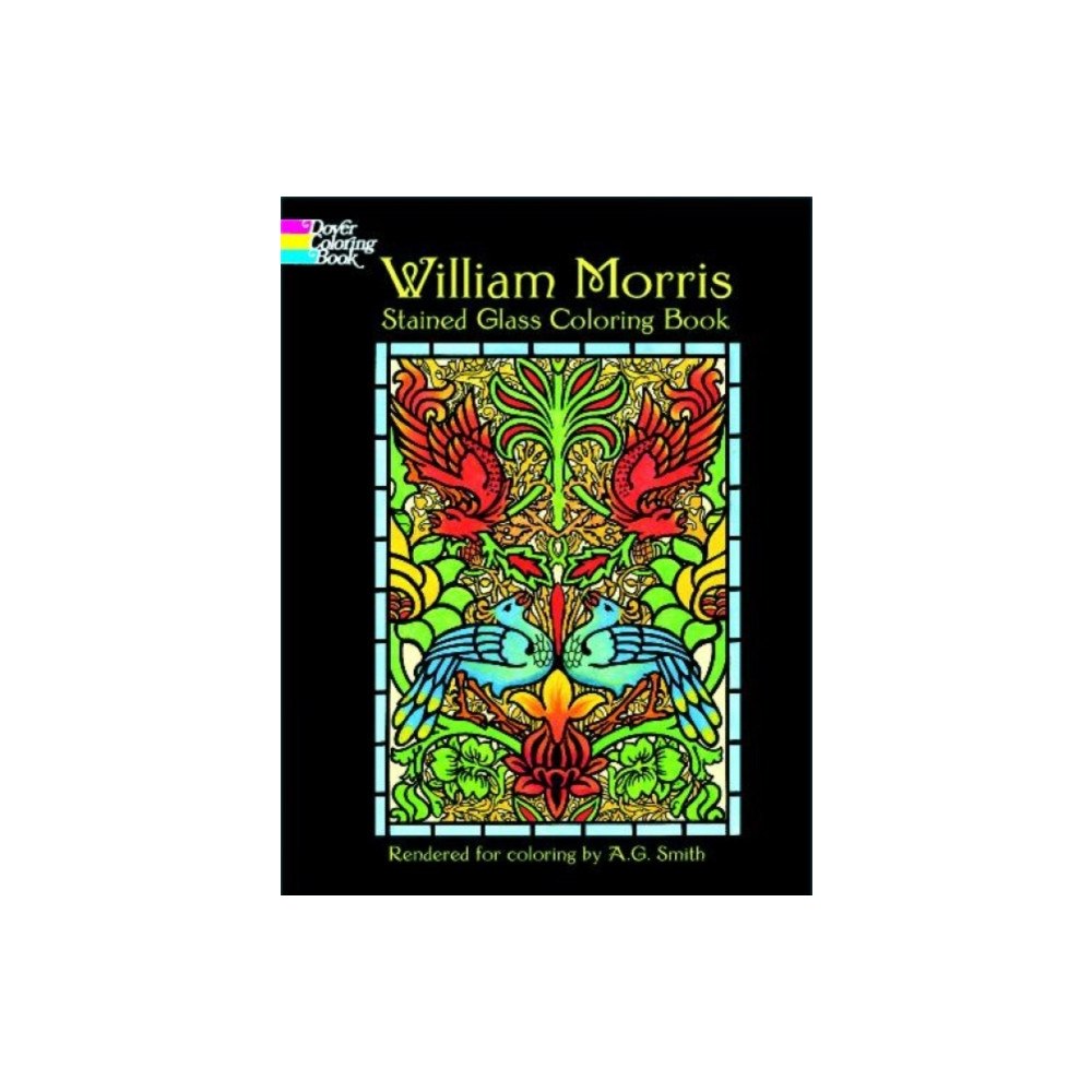 Dover publications inc. William Morris Stained Glass Coloring Book (häftad, eng)