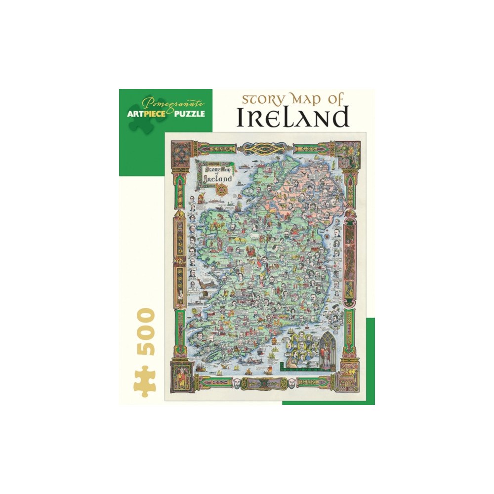 Pomegranate Europe STORY MAP OF IRELAND 500 PIECE JIGSAW (häftad, eng)