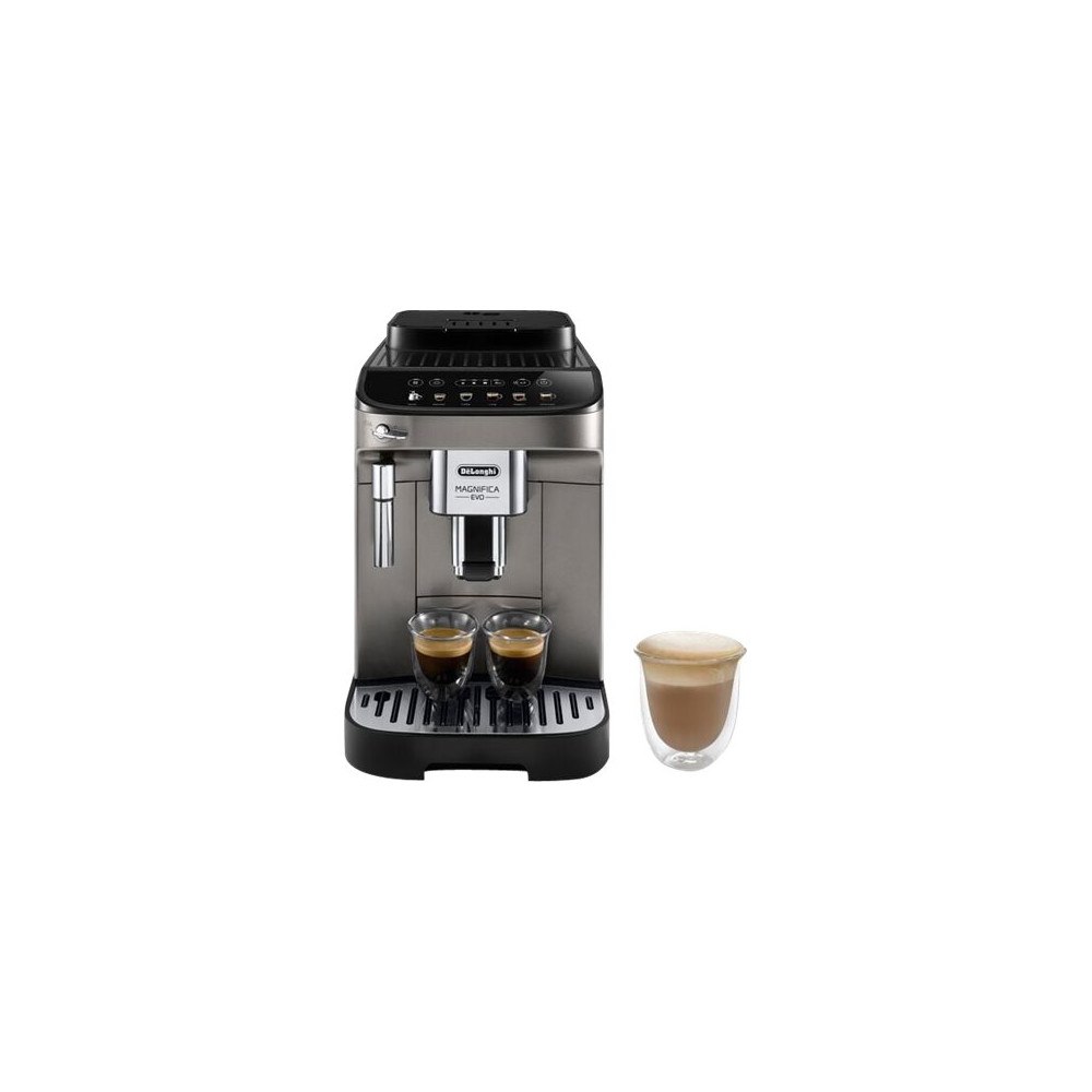 Delonghi De'Longhi Magnifica Evo ECAM290.42.TB - automatisk kaffekokare med mjölkskummare - 15 bar - titansvart