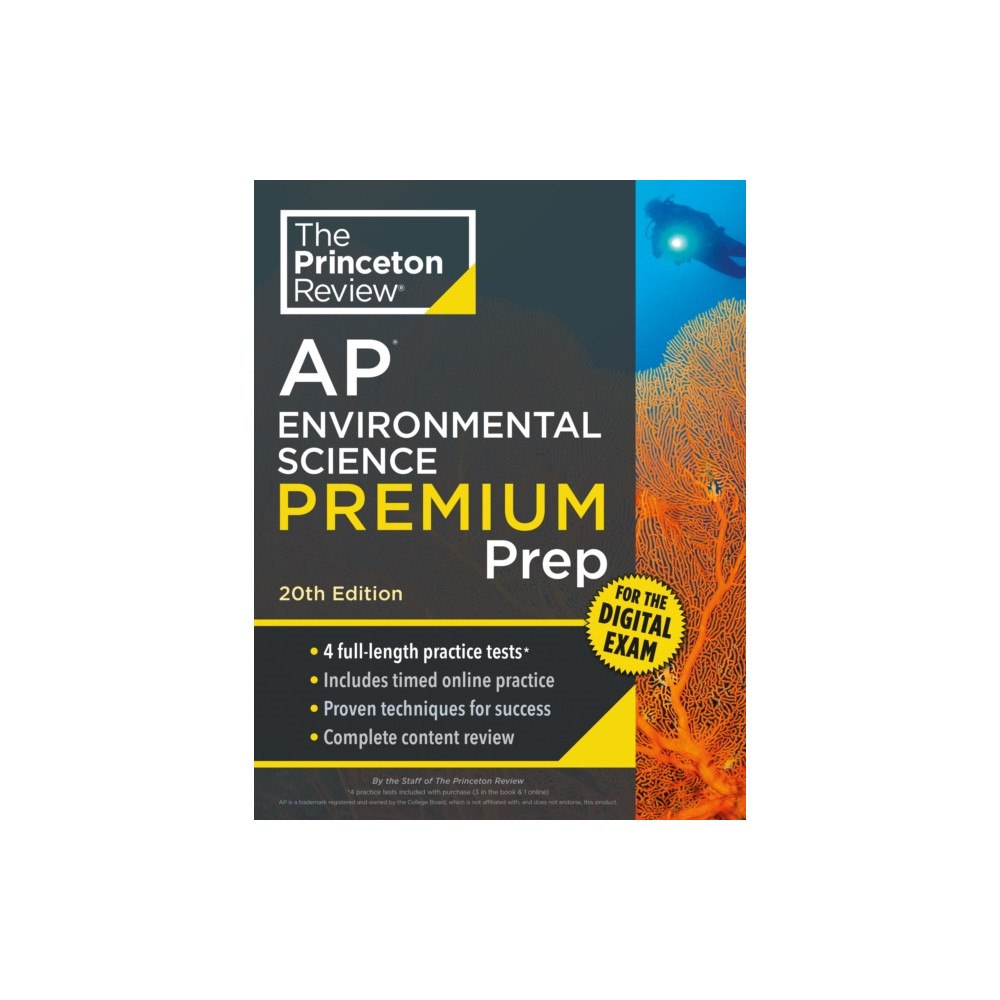 Random House USA Inc Princeton Review AP Environmental Science Premium Prep, 20th Edition (häftad, eng)
