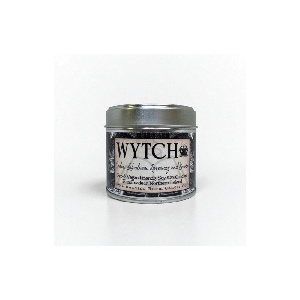 THE CANDLE ROOMS Wytch- Scented Soy Candle - Cedar, Labadnum, Rosemary and Smoke