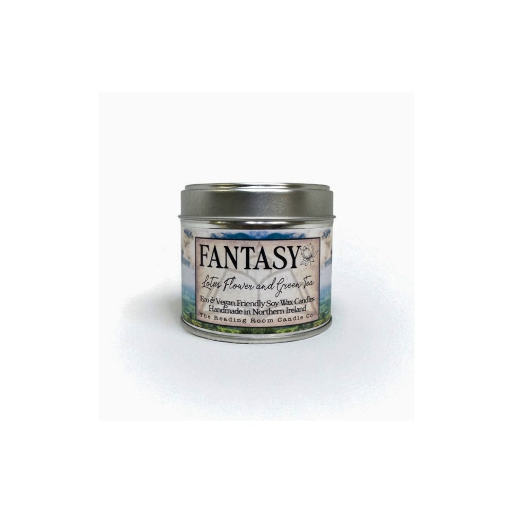 THE CANDLE ROOMS Fantasy- Scented Soy Candle - Lotus Flower and Green Tea