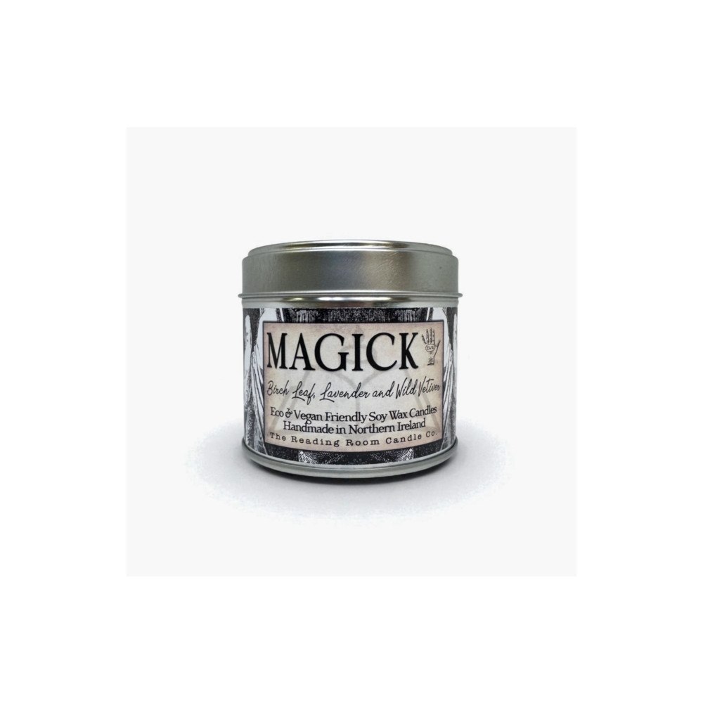 THE CANDLE ROOMS Magick- Scented Soy Candle - Birch Leaf, Lavender and Wild Vetiver
