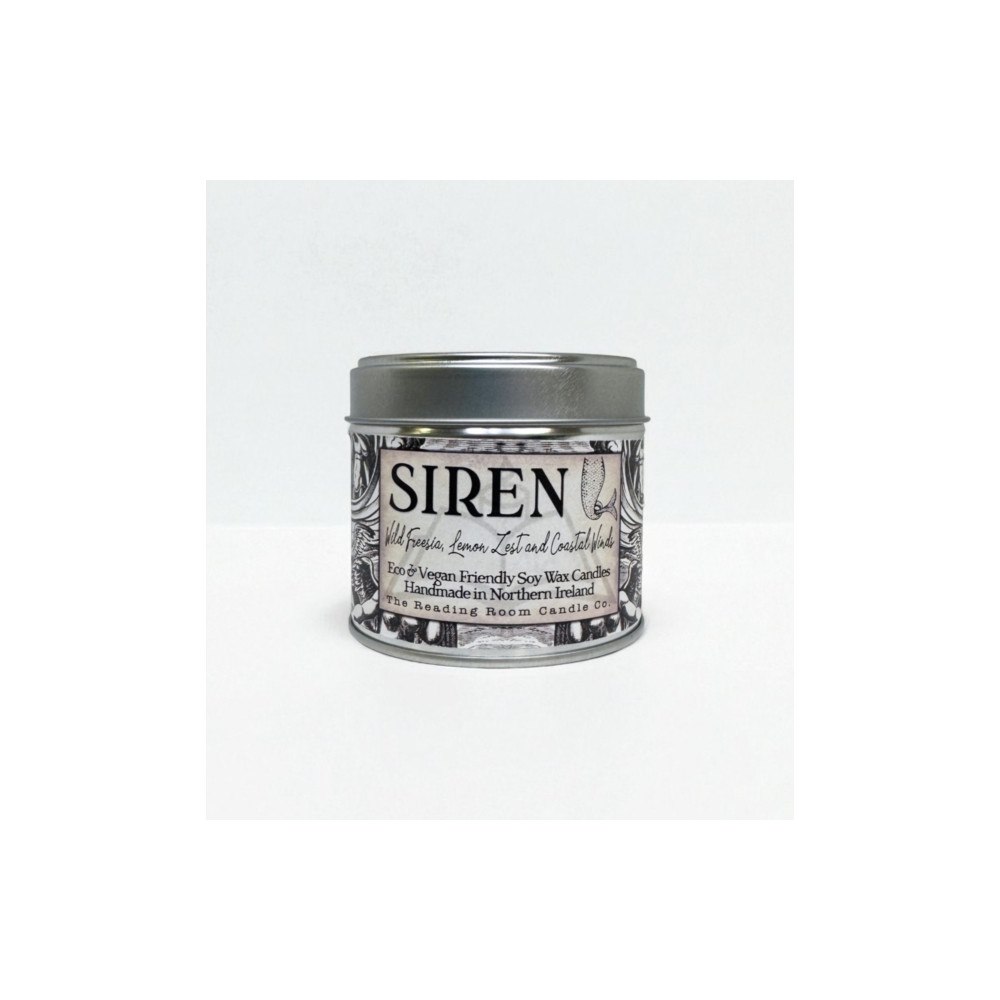 THE CANDLE ROOMS Siren- Scented Soy Candle - Wild Freesia, Lemon Zest and Coastal Winds