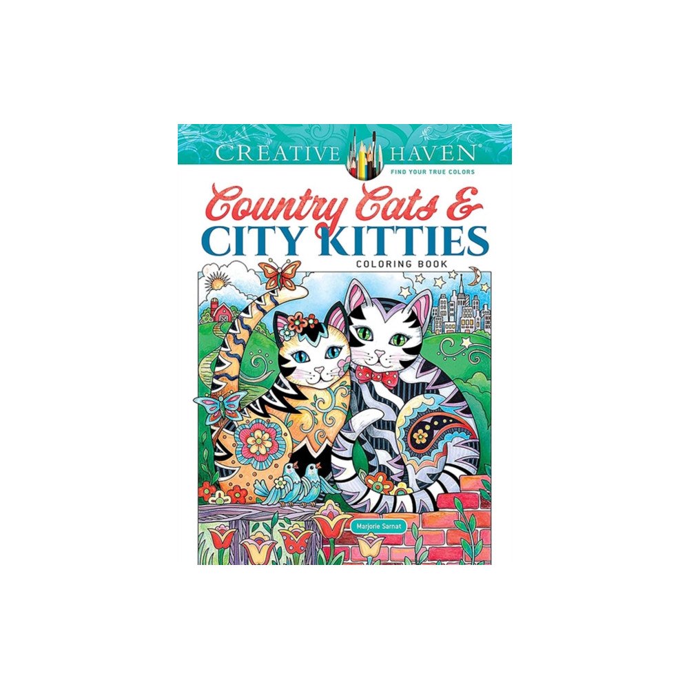 Dover publications inc. Creative Haven Country Cats & City Kitties Coloring Book (häftad, eng)