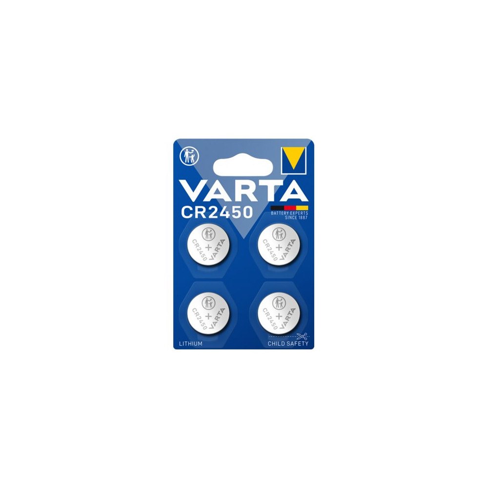 Varta Varta batteri - 4 x CR2450 - litiummangan