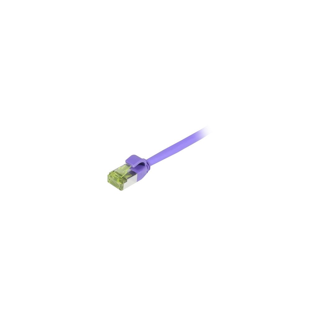 SYNERGY 21 Patchkabel RJ45 CAT6A 500Mhz 015m lila SFTP slimline rund d4...