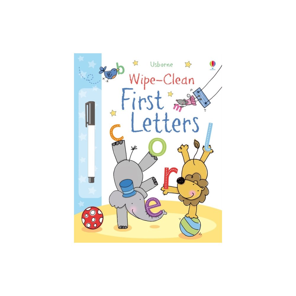 Usborne Publishing Ltd Wipe-clean First Letters (häftad, eng)