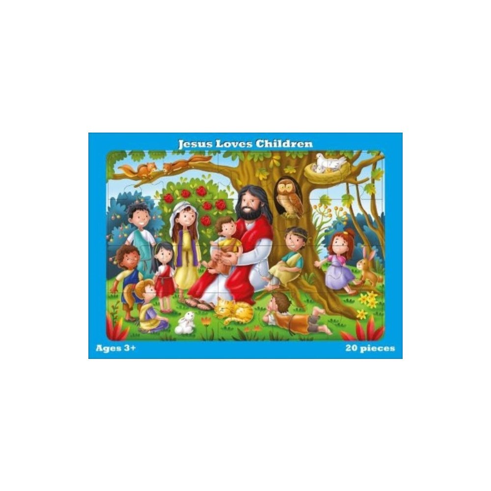 Authentic Media Jesus Loves the Children Jigsaw Puzzle