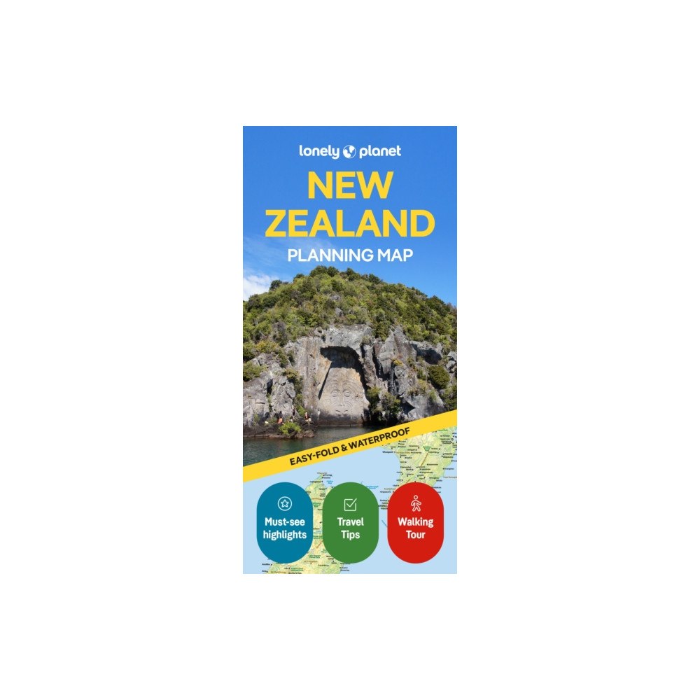 Lonely Planet Global Limited Lonely Planet New Zealand Planning Map