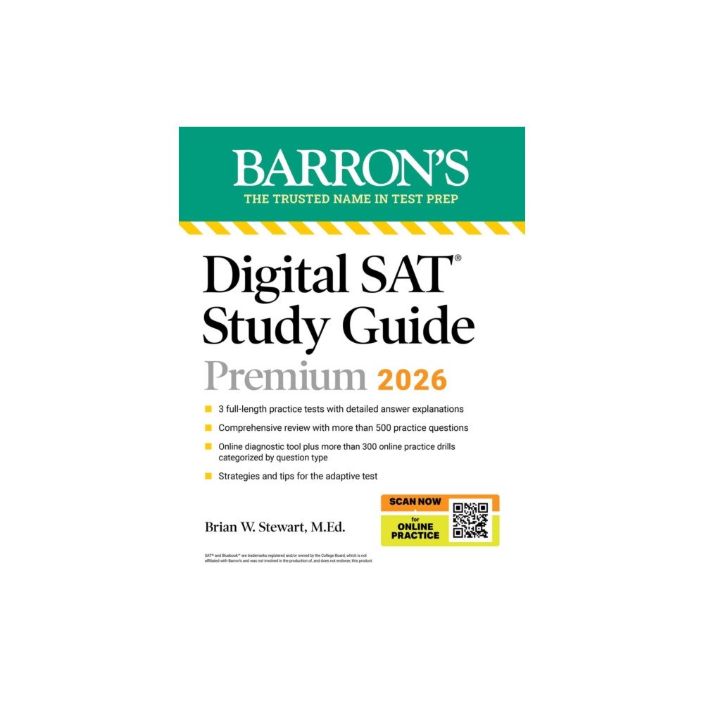 Kaplan Publishing Digital SAT Study Guide Premium, 2026: 3 Practice Tests + Comprehensive Review + Online Practice (häftad, eng)