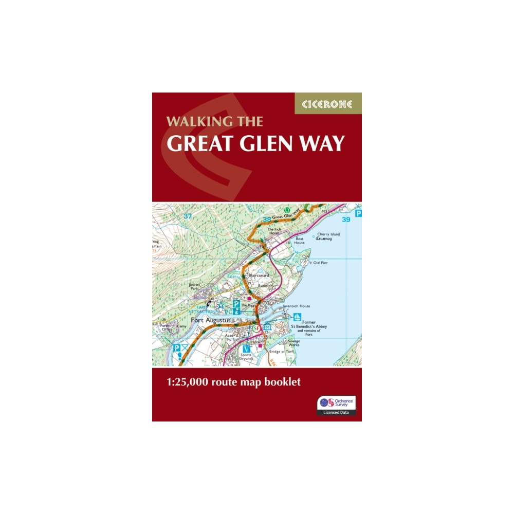 Cicerone Press Walking the Great Glen Way Map Booklet (häftad, eng)