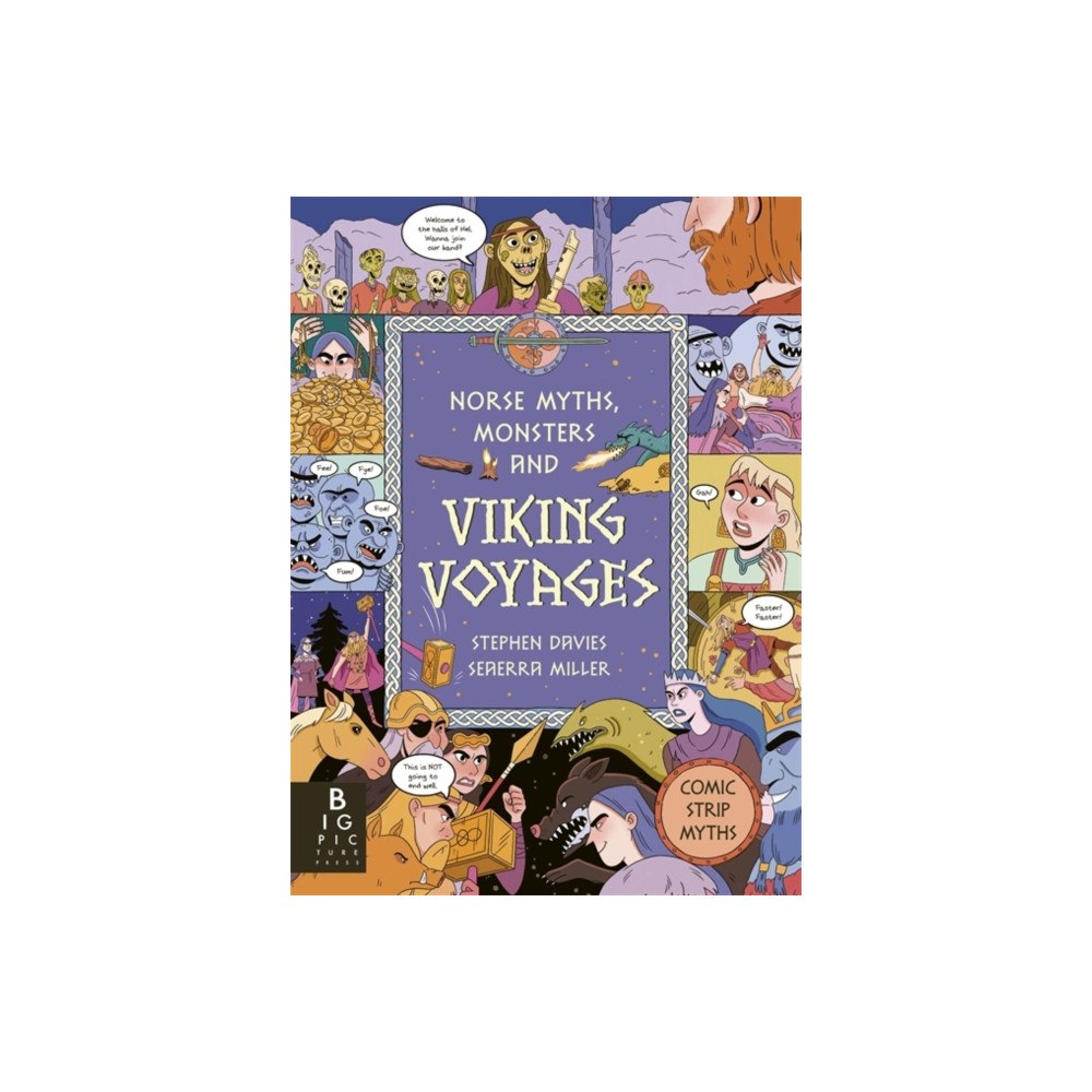 Templar Books Comic Strip Myths: Norse Myths, Monsters and Viking Voyages (inbunden, eng)