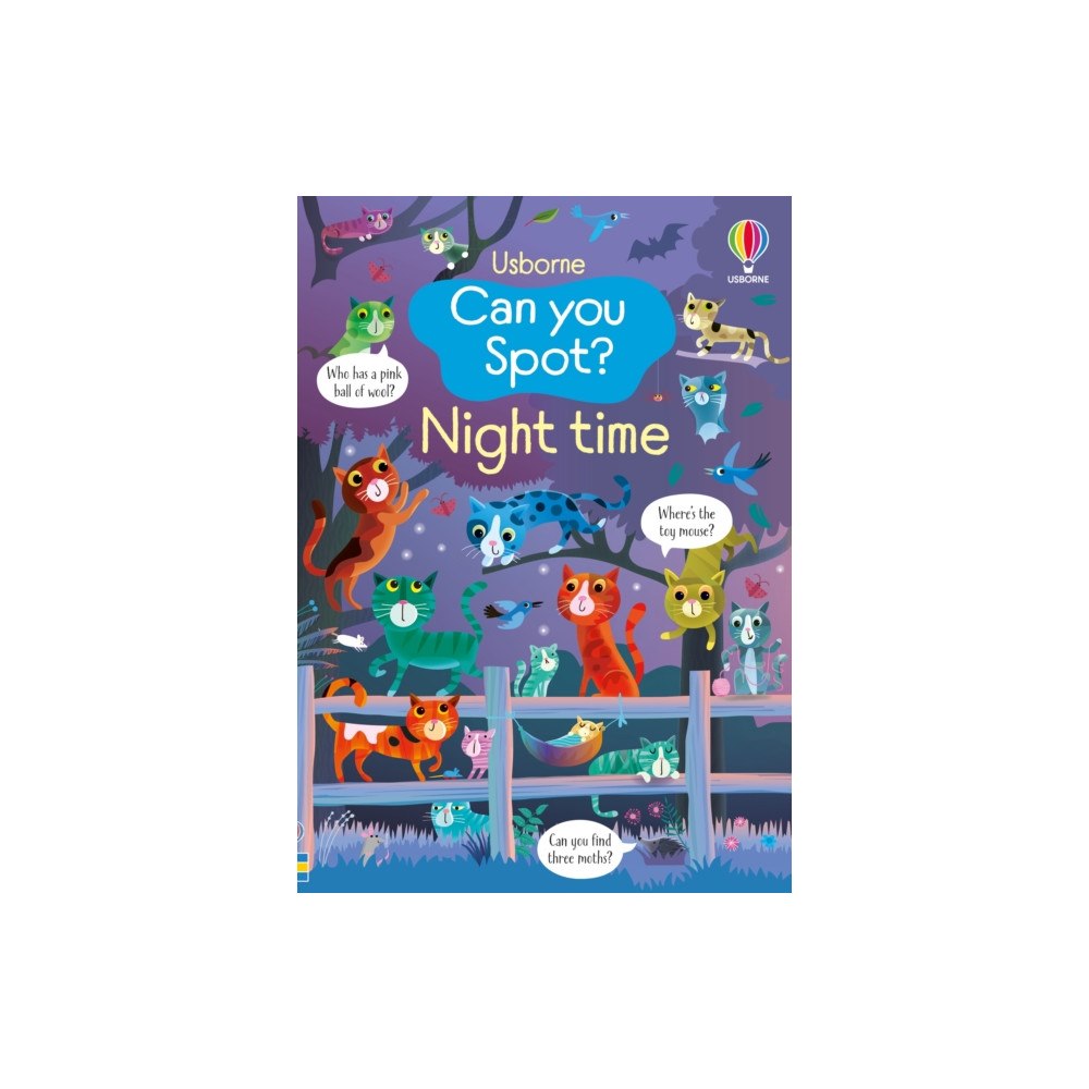 Usborne Publishing Ltd Can you Spot? Night time (häftad, eng)
