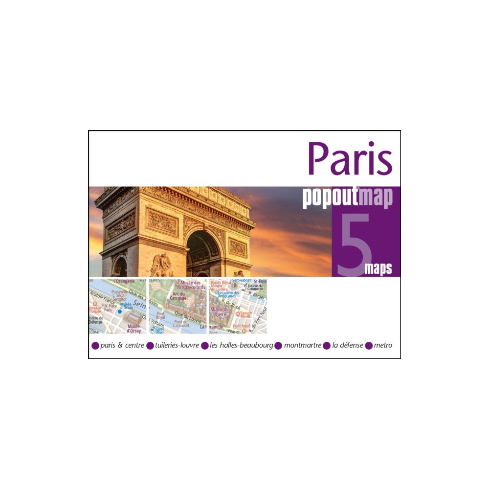 Heartwood Publishing Paris PopOut Map