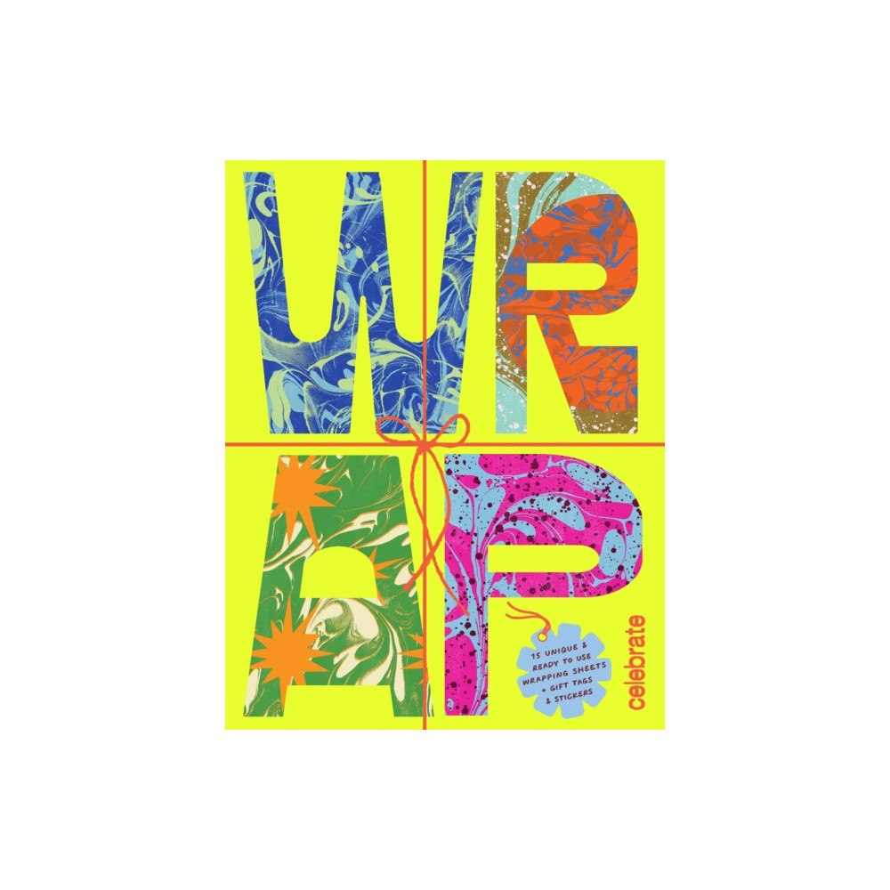 Rockpool Publishing WRAP: Celebrate - Gift Wrapping Paper Book with Gift Tags (häftad, eng)