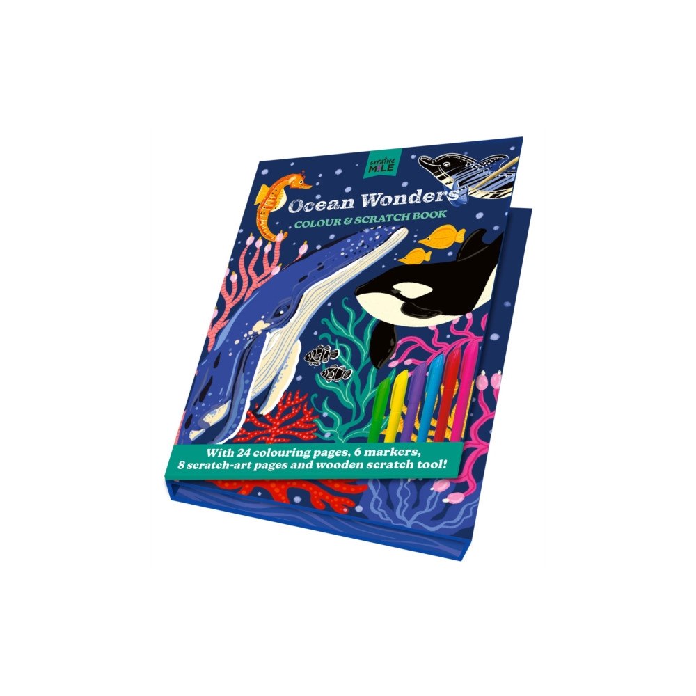 Five Mile Ocean Wonders Colour and Scratch Book (inbunden, eng)