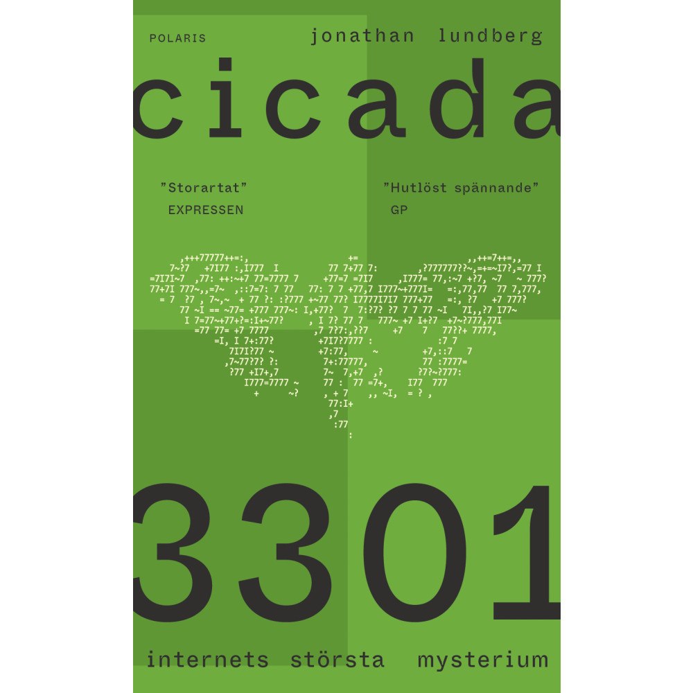 Jonathan Lundberg Cicada 3301 : internets största mysterium (pocket)
