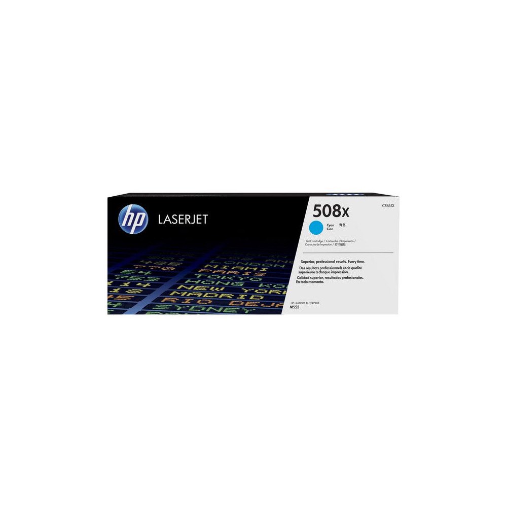 HP Toner HP CF361X 508X 9,5K cyan