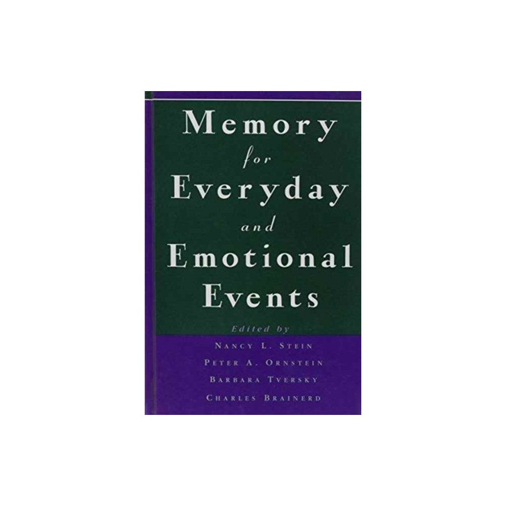 Taylor & francis inc Memory for Everyday and Emotional Events (inbunden, eng)