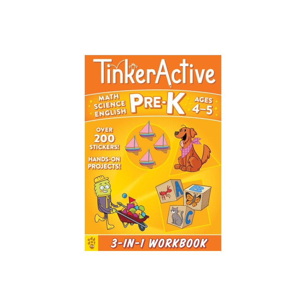 Odd Dot TinkerActive Pre-K 3-in-1 Workbook (häftad, eng)