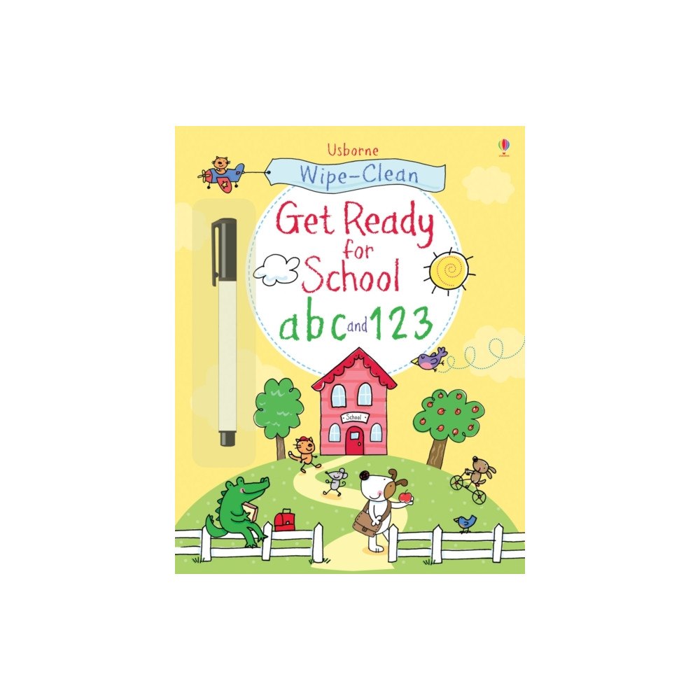 Usborne Publishing Ltd Wipe-clean Get Ready for School abc and 123 (häftad, eng)