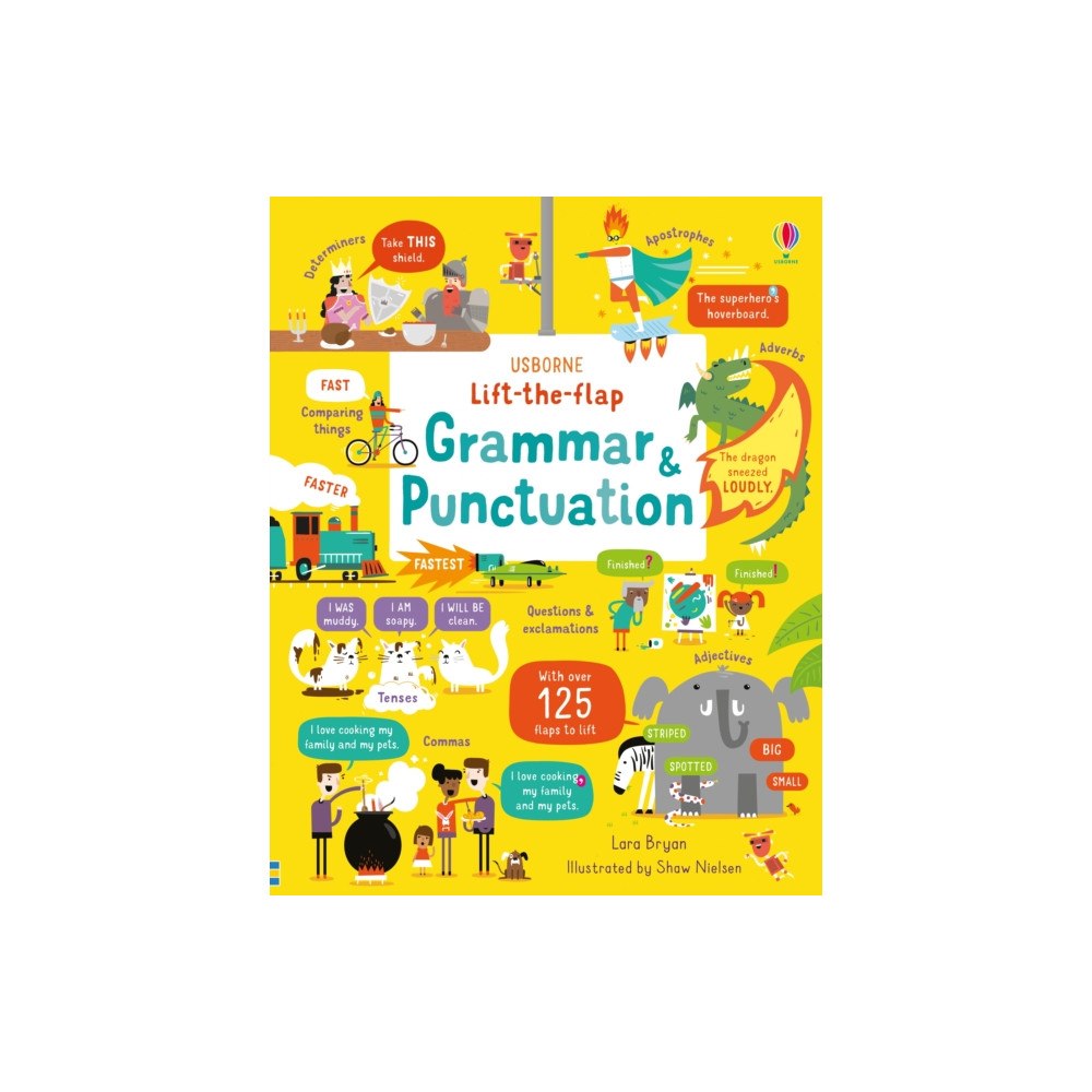 Usborne Publishing Ltd Lift-the-Flap Grammar and Punctuation (bok, board book, eng)