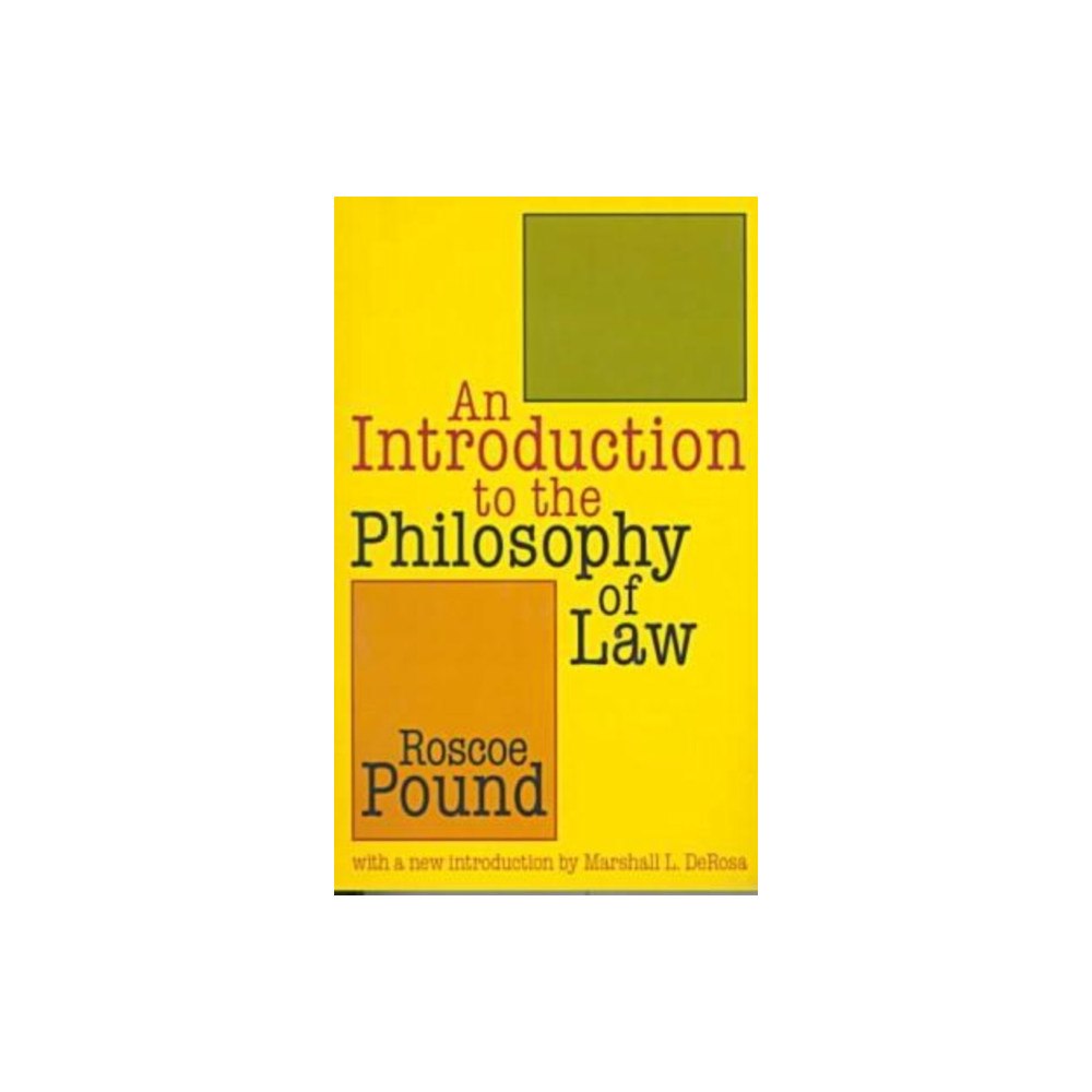 Taylor & francis inc An Introduction to the Philosophy of Law (häftad, eng)