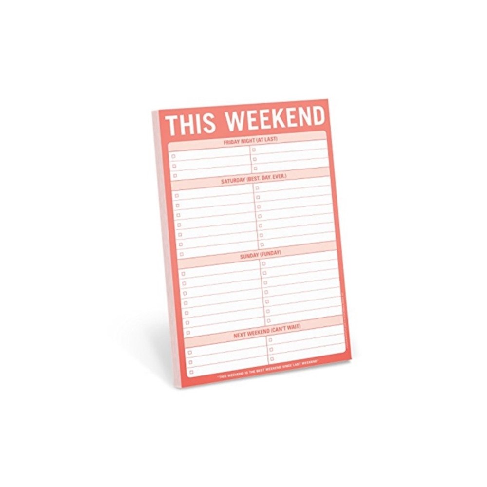 Abrams KNOCK KNOCK THIS WEEKEND PAD (häftad, eng)