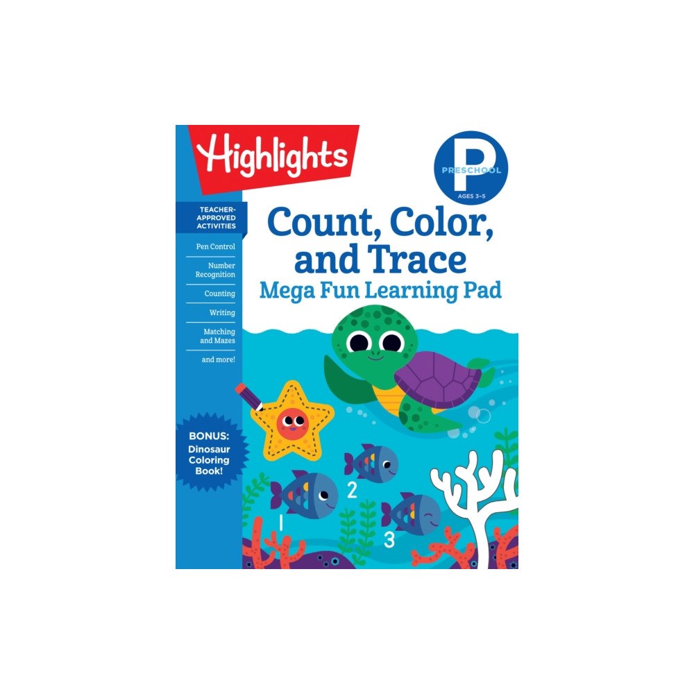 Not Stated Preschool Count, Color, and Trace Mega Fun Learning Pad (häftad, eng)