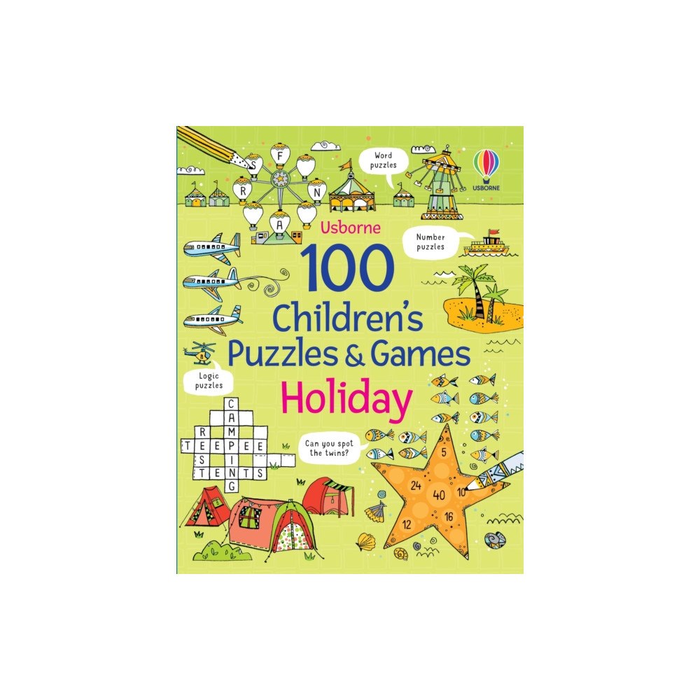 Usborne Publishing Ltd 100 Children's Puzzles and Games: Holiday (häftad, eng)