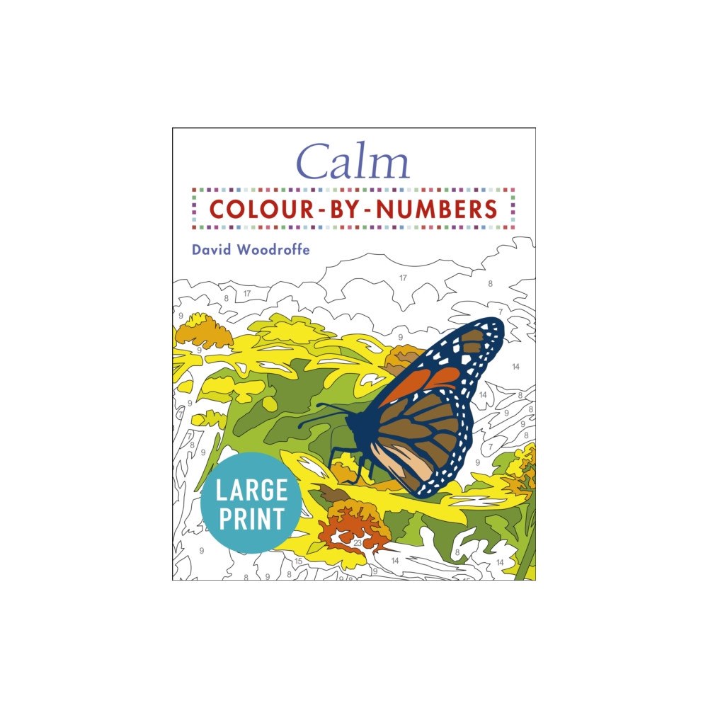 Arcturus publishing ltd Large Print Calm Colour-by-Numbers (häftad, eng)