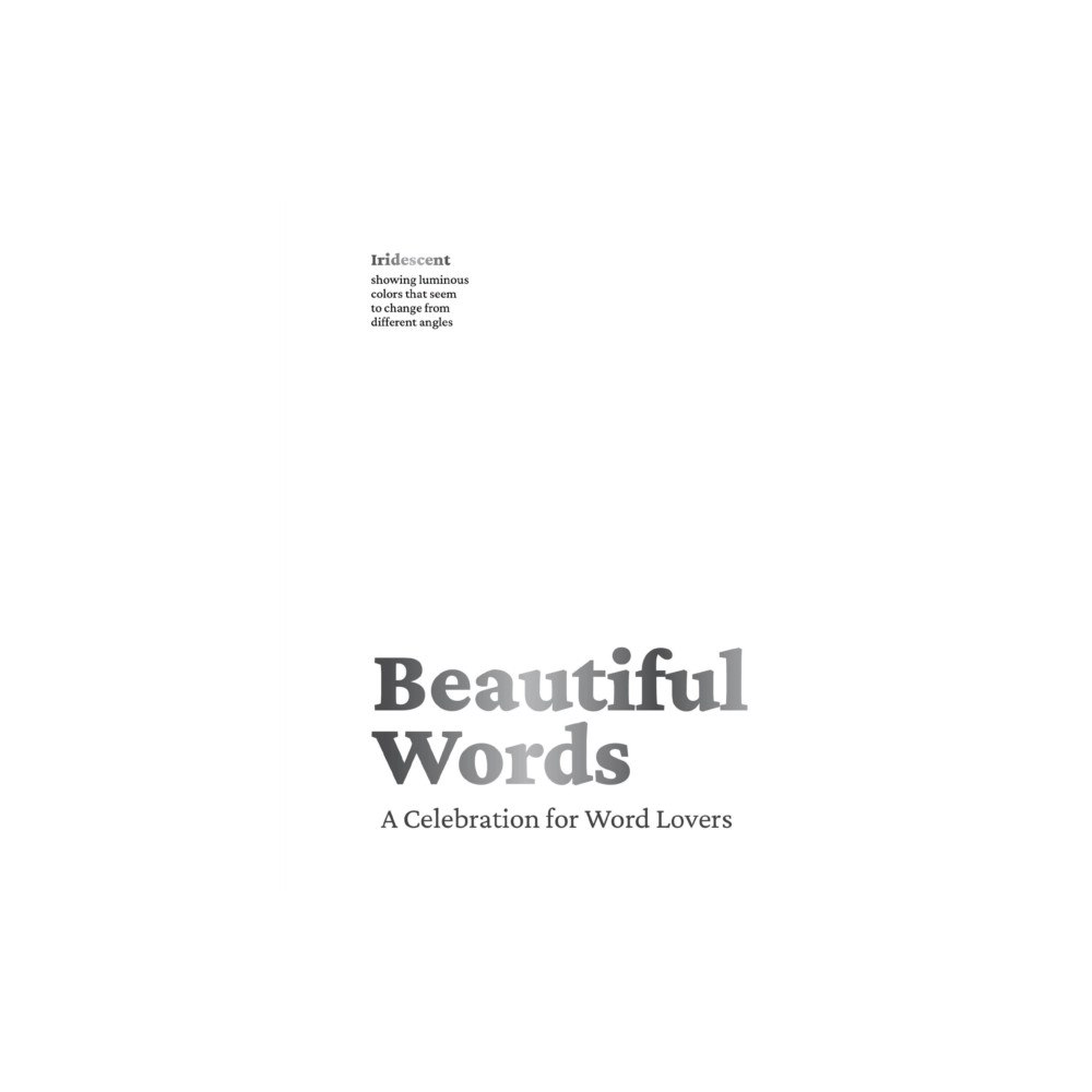 HarperCollins Focus Beautiful Words (inbunden, eng)