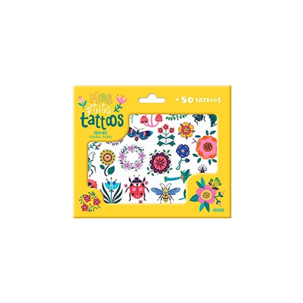 Hinkler Books 50 TATTOOS FLOWERS (häftad, eng)