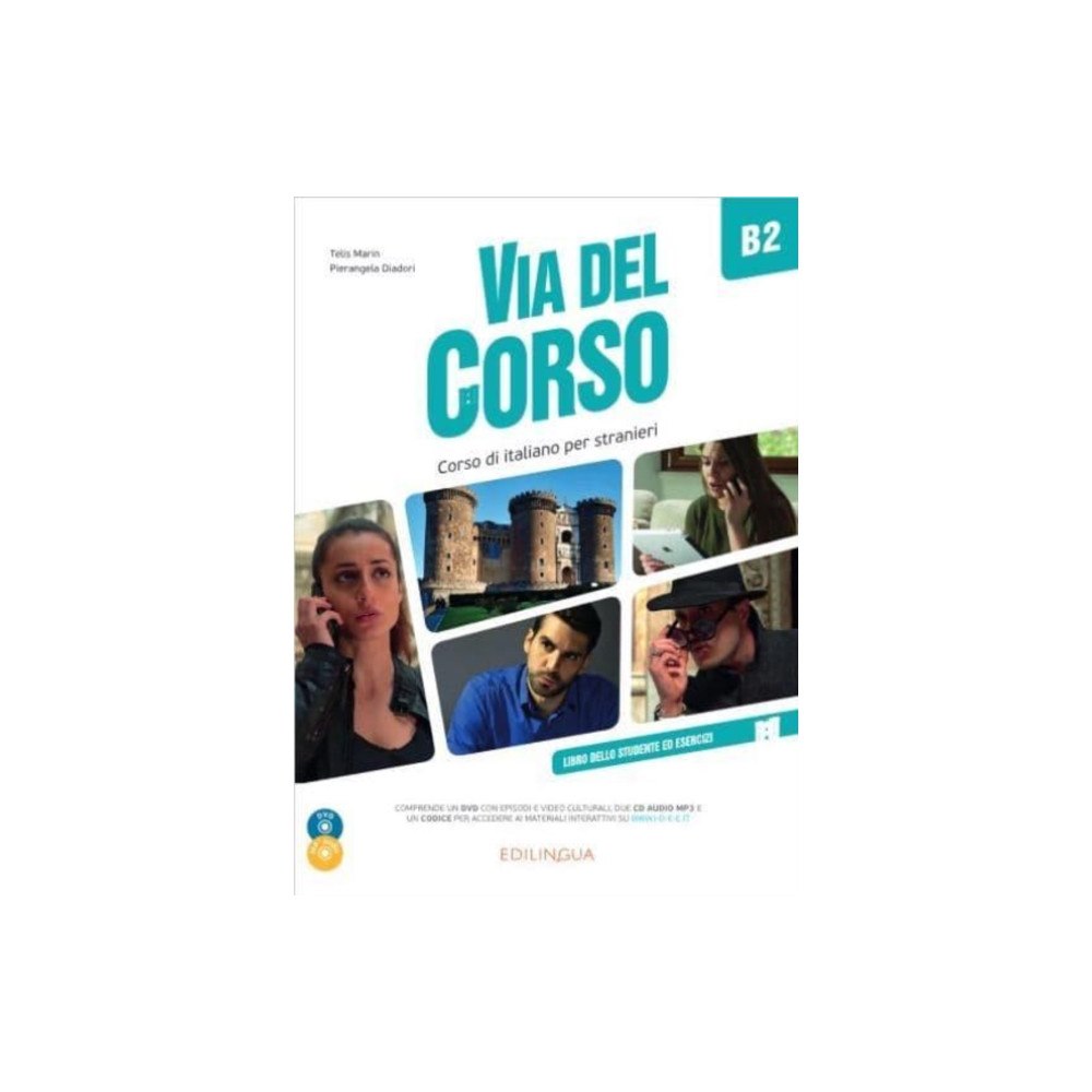 Edizioni Edilingua srlu Via del Corso B2 Libro dello studente ed esercizi (+ Audio + Video) (häftad, ita)