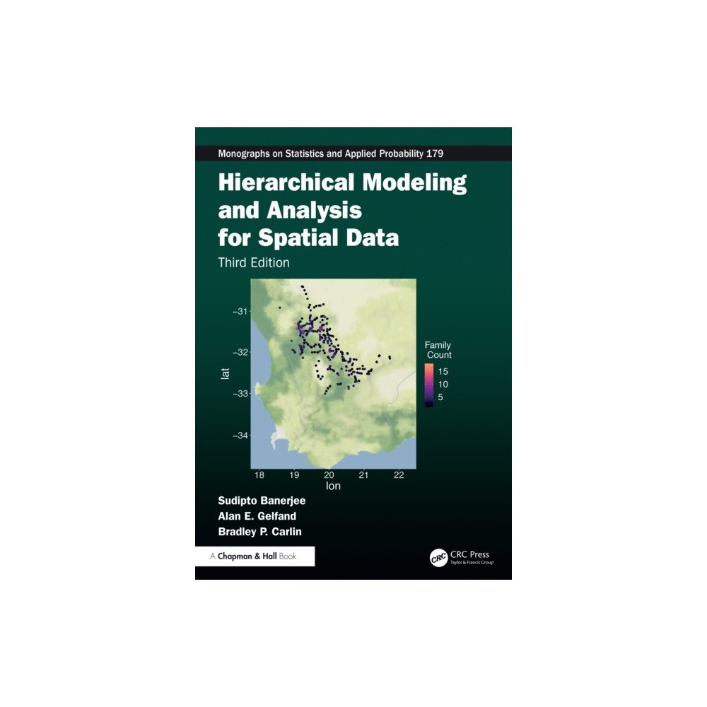 Taylor & francis ltd Hierarchical Modeling and Analysis for Spatial Data (inbunden, eng)