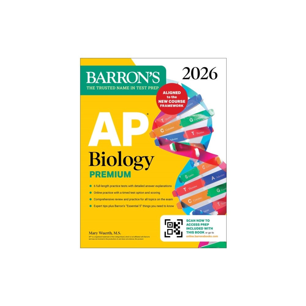 Kaplan Publishing AP Biology Premium, 2026: Prep Book with 6 Practice Tests + Comprehensive Review + Online Practice (häftad, eng)