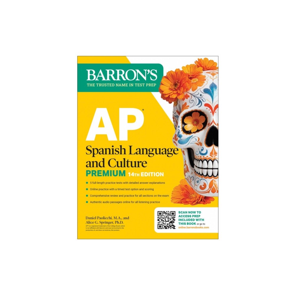 Kaplan Publishing AP Spanish Language and Culture Premium, Fourteenth Edition: Prep Book with 5 Practice Tests + Comprehensive Review + On...