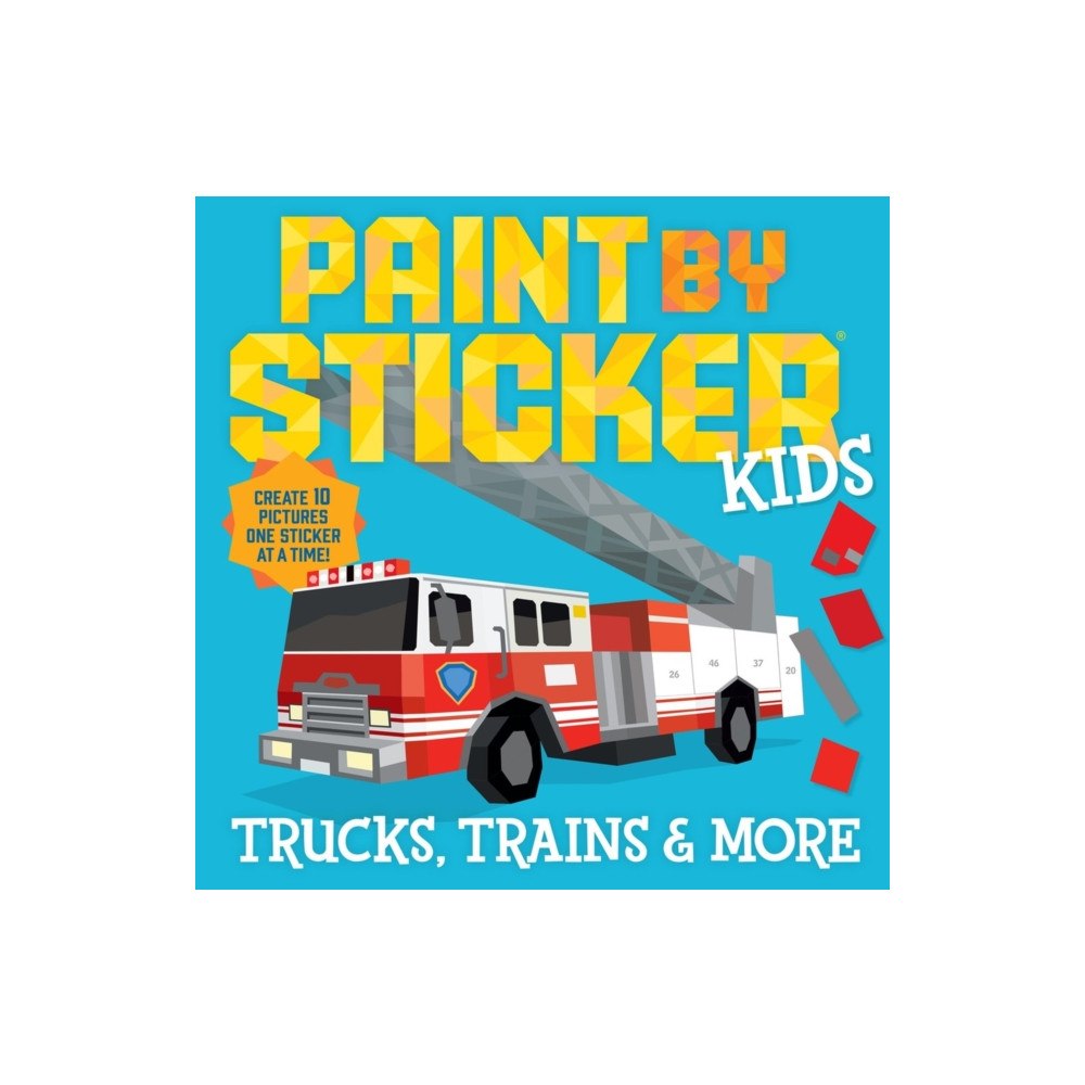 Workman Publishing Paint by Sticker Kids: Trucks, Trains & More (häftad, eng)